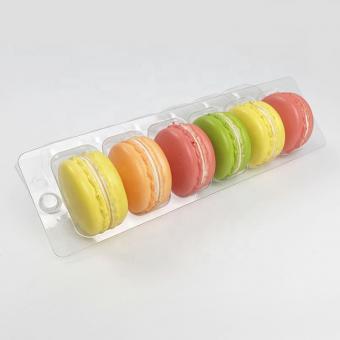 6 macaron blister packaging box