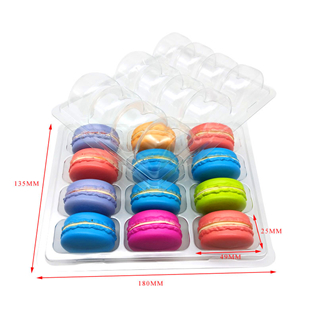 Macaron clamshell packaging